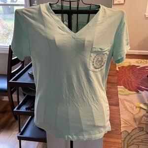 Pink tee with sequins